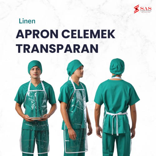 Apron Celemek Transparan