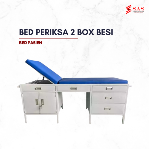 Bed Periksa 2 Box Besi