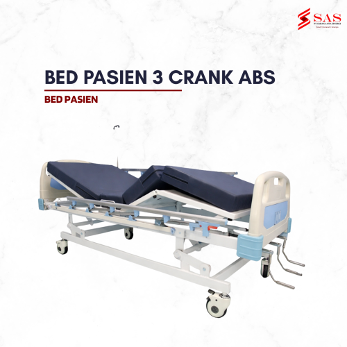 Bed Pasien 3 Crank ABS